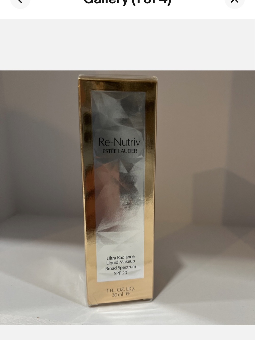 Estee Lauder Re-Nutriv Ultra Radiance Liquid Makeup - Gold